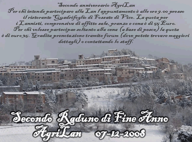 2� Raduno AgL di Fine Anno!